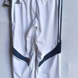 Adidas Baseball Striped Three Stripe Pants White Gray XL NWT New with tags